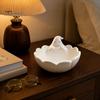 Trendy Desk Accessories Ghost Petal Tray, 3D Printed Cute Spooky Organizer for Small Vanity Items, Cartoon Jewelry Ring And Earring Holder,