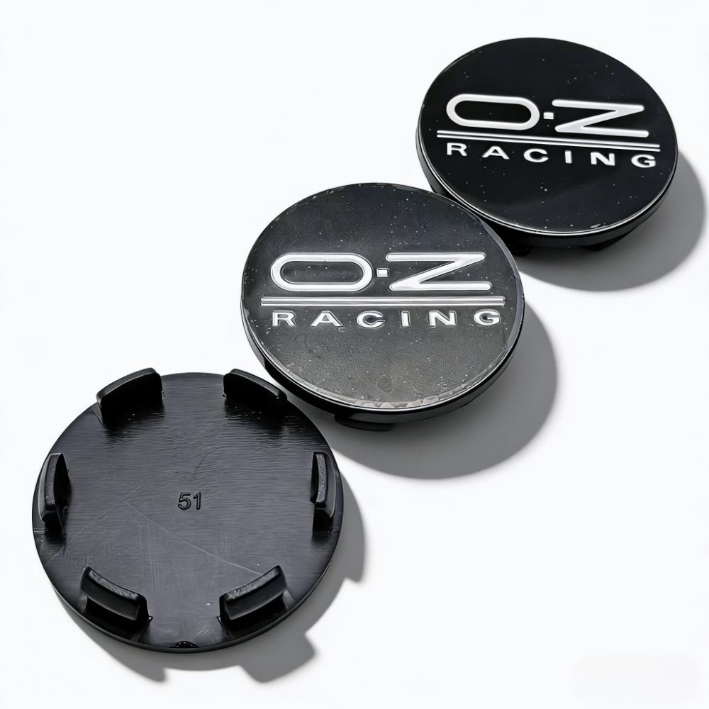 4pcs 51mm 46mm OZ O.Z Racing Logo Emblem Car Wheel Center Caps Rim Hub Center Dust Cover Wheel Hubcaps Replace Car Accessrories