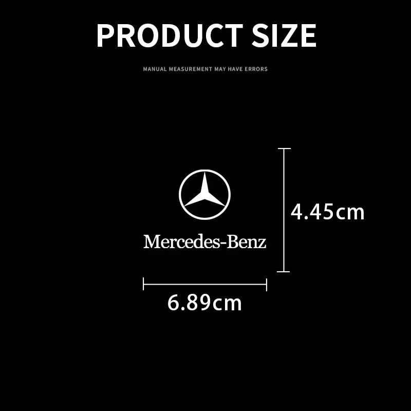 Naklejka z emblematem na zagłówki przednich foteli samochodowych Naklejki na boczne szyby samochodowe do Mercedes Benz AMG W204 W205 W212 W213 W177 W176 W117 X253 W247