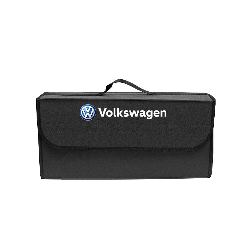 hijk1 Car keychain/VW Car Trunk Organizer Box Large Capacity Folding Storage Bag For VW GTI Polo Golf Passat Tiguan CC Arteon Jetta B6
