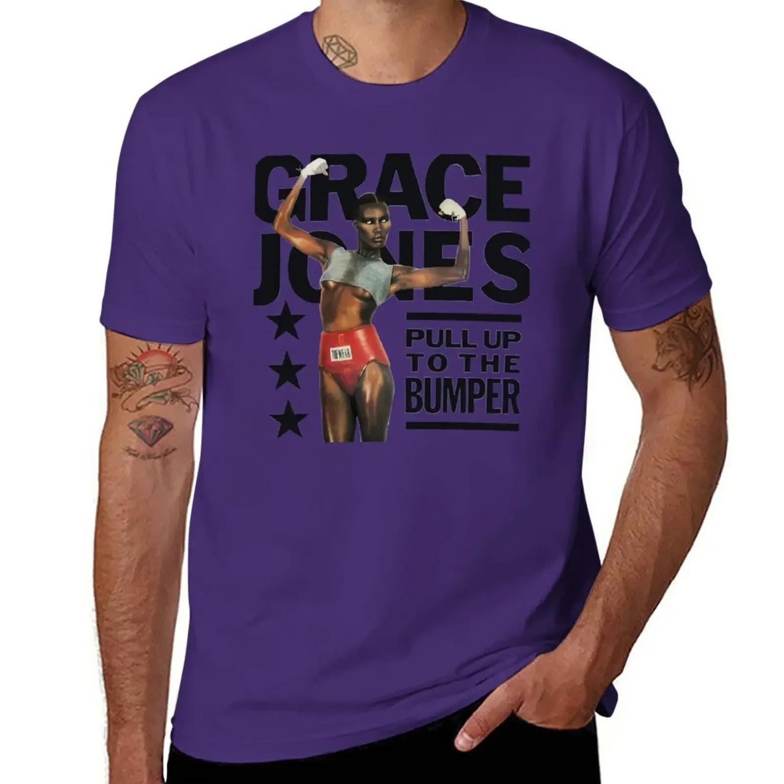 Grace Jones T-Shirt cute clothes plus size tops men clothing XL