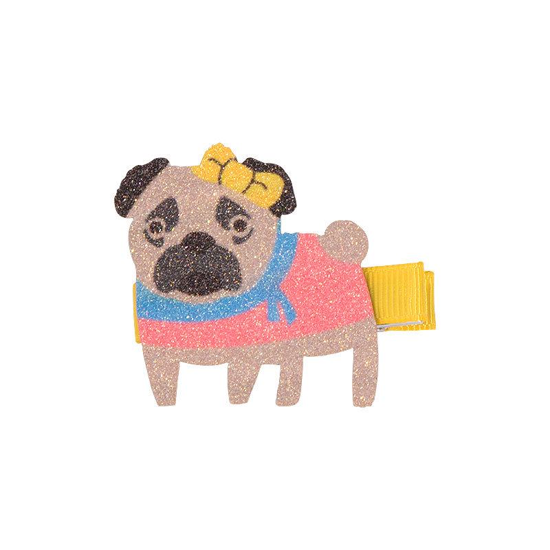 

Летняя заколка для волос с изображением мультяшной собаки: Супер милые праздничные аксессуары для волос для родителей и детей в виде животных для малышей -