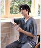 Xuan Liang Men's Modal Thin Short-Sleeved Pants Casual Home Furnishing Set