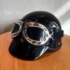 Certified Lightweight Universal Half Helmet for Electric Vehicles – Stylish, Retro, All-Season Safety Helmet