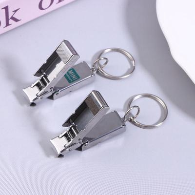 Mini Tagliaunghie in Acciaio Inossidabile, Funzione Lima Unghie, Raffinato Tagliaunghie Pieghevole, Strumento Portatile per Smalto a Forma di Valigia