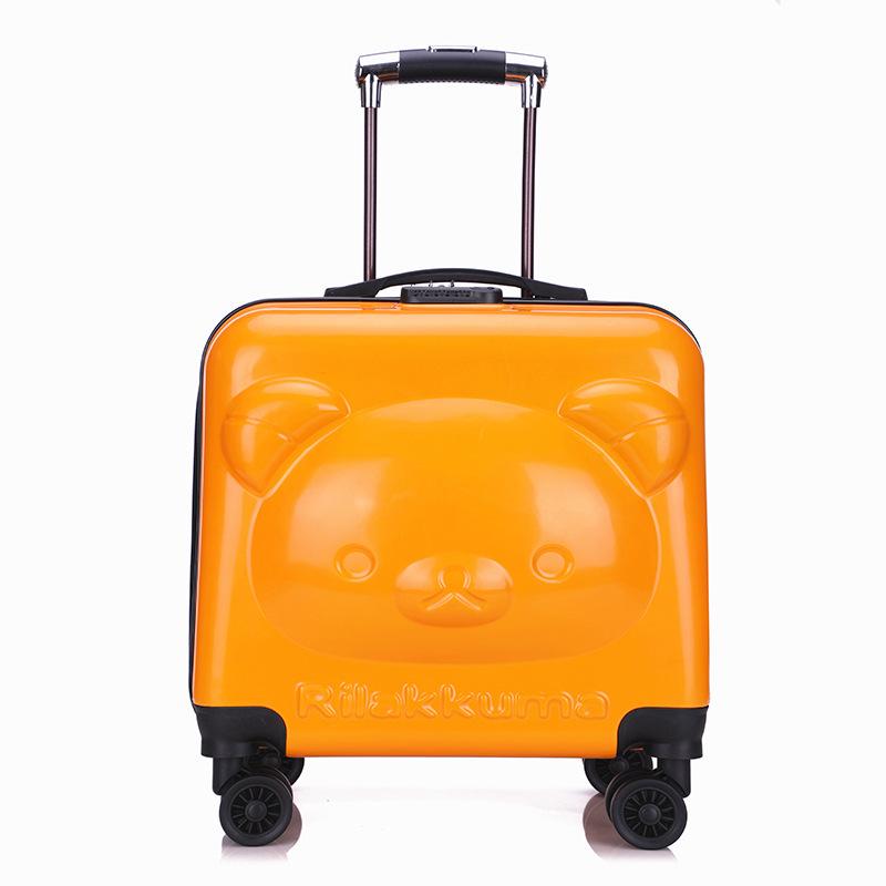 Children's Travel Trolley Suitcase - Universal Wheel, Password Lock, Gift Box