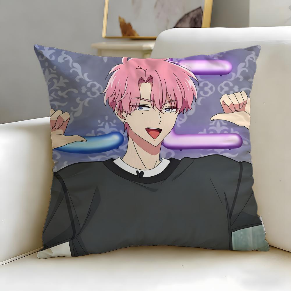 slice anime Tamons BSide Cushion Cover Soft EasyWash Pillow Case Versatile for Couch Bed Travel and Office