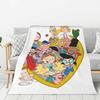 Custom Hey Arnold Animated Anime Helga Pataki Blanket Warm Fleece Soft Flannel Throw Blankets for Bedroom Couch Car Autumn