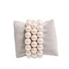 Elegant White Pearl Bracelet for Women, Classic Round Simulated Pearl Bangle, Dainty Wedding Bridal Jewelry, Gift for Mom, Mother's Day Gift