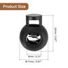 50pcs Plastic Cord Locks Spring Slider Toggles Clip End Stopper Fastener Round Ball Shape for Drawstrings Paracord Shoelace 8mm