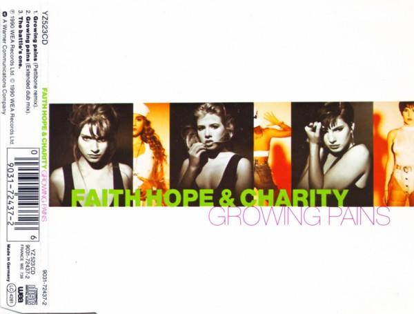 

CD FAITH HOPE & CHARITY - Growing Pains YZ523CD WEA 1990 UK Dance & Electronica Used
