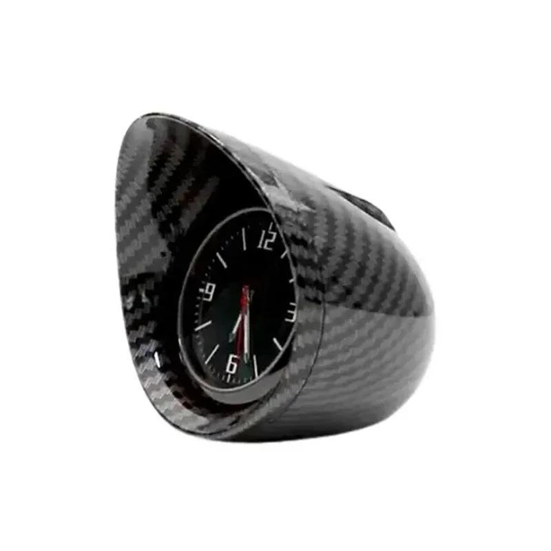 Car Dashboard Clock Mini Auto Interior Watch Luminous Backlight Console Ornament Electronic High Precision Car Styling Accessory