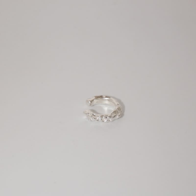 Ovoe Studio Stony earcuff_SILVER
