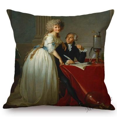 Neoclassicism Home Decorative Napoleon Oil Painting Sofa Throw Pillow Case Rome Spartacus Jacques Luis David Art Cushion Cover
