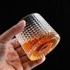Roaring Doll Thickened Whiskey Glass with Hammer Pattern - Luxury Home Bar Glassware