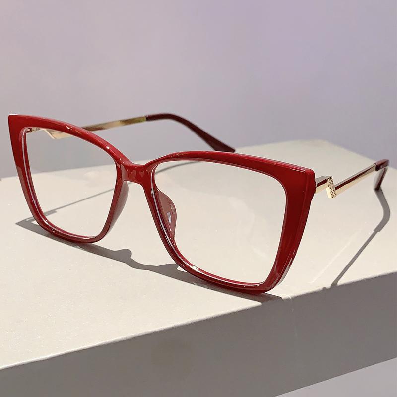 Vintage Cat Eye Women Glasses New Stylish Ultralight Eyeglasses Trendy Brand Designer High Quality Eyewear for Decoration