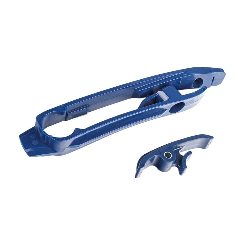

Chain Guide Slider Reinforced Plastic Construction Smooth Chain Movement Reduced Friction Easy to Use for EXC XCW синий