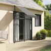 VidaXL Retractable Awning, Awning with Adjustable Height, Balcony Sun Canopy, Garden Terrace Patio Awning, 368736