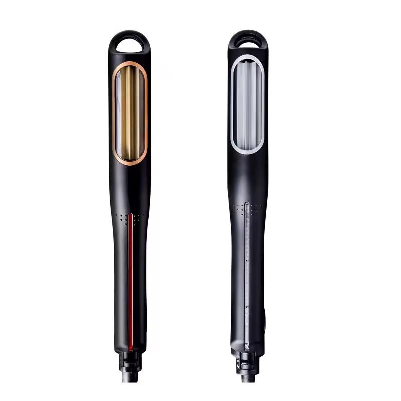 Portable automatic Curling iron with corrugated bucket Curling iron 450F dual voltage multi-function curling iron