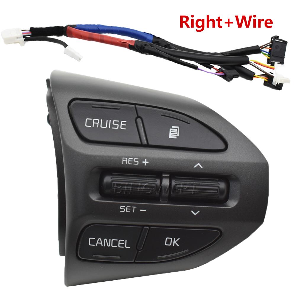 BINGWFPT Car Steering Wheel Audio Cruise Control Buttons For Kia K5 Optima 2014-2015 Wth Backlight Button Switch