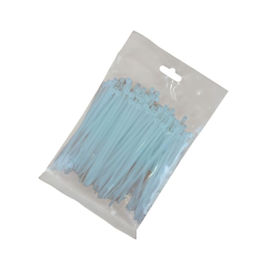 Cable Tie Band 2.5X100Mm - 100Pcs White