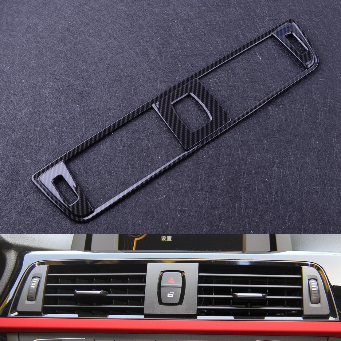 

beler Carbon Fiber ABS Car Central Air Vent Outlet Frame Cover Trim Fit For BMW 3 4 Series F30 F34 GT 2014 2015 2016 2017 China Mainland