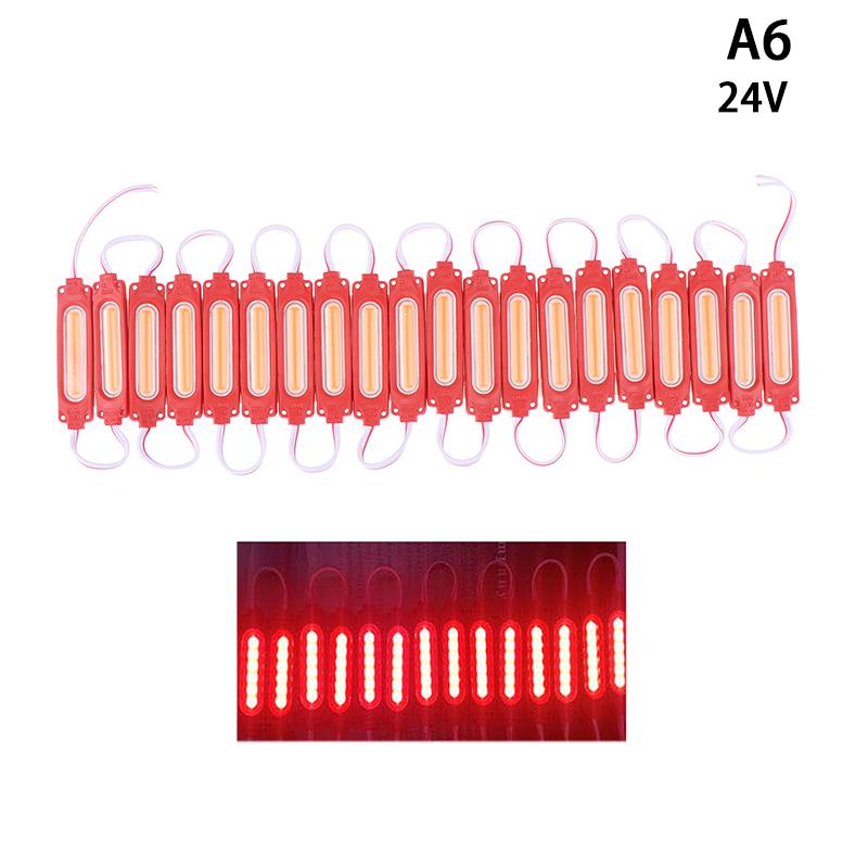 

Для автобуса, грузовика, прицепа, сигнальная лампа, стоп-сигнал, 20 шт., 12 В/24 В, светодиодный модуль, боковой габаритный фонарь для грузовика, COB, супер яркий