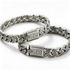 S925 Sterling Silber Old Money Stil Poliertes Kubanisches Gliedarmband Florales Graviertes Armband Anlaufgeschützt Minimalistisches Punk Armband