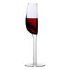 140ml Glass Red Wine Cup Half Shape Goblet Art Red Wine Cup with Stem Portable Wine Cups for Birthday Party Tableware