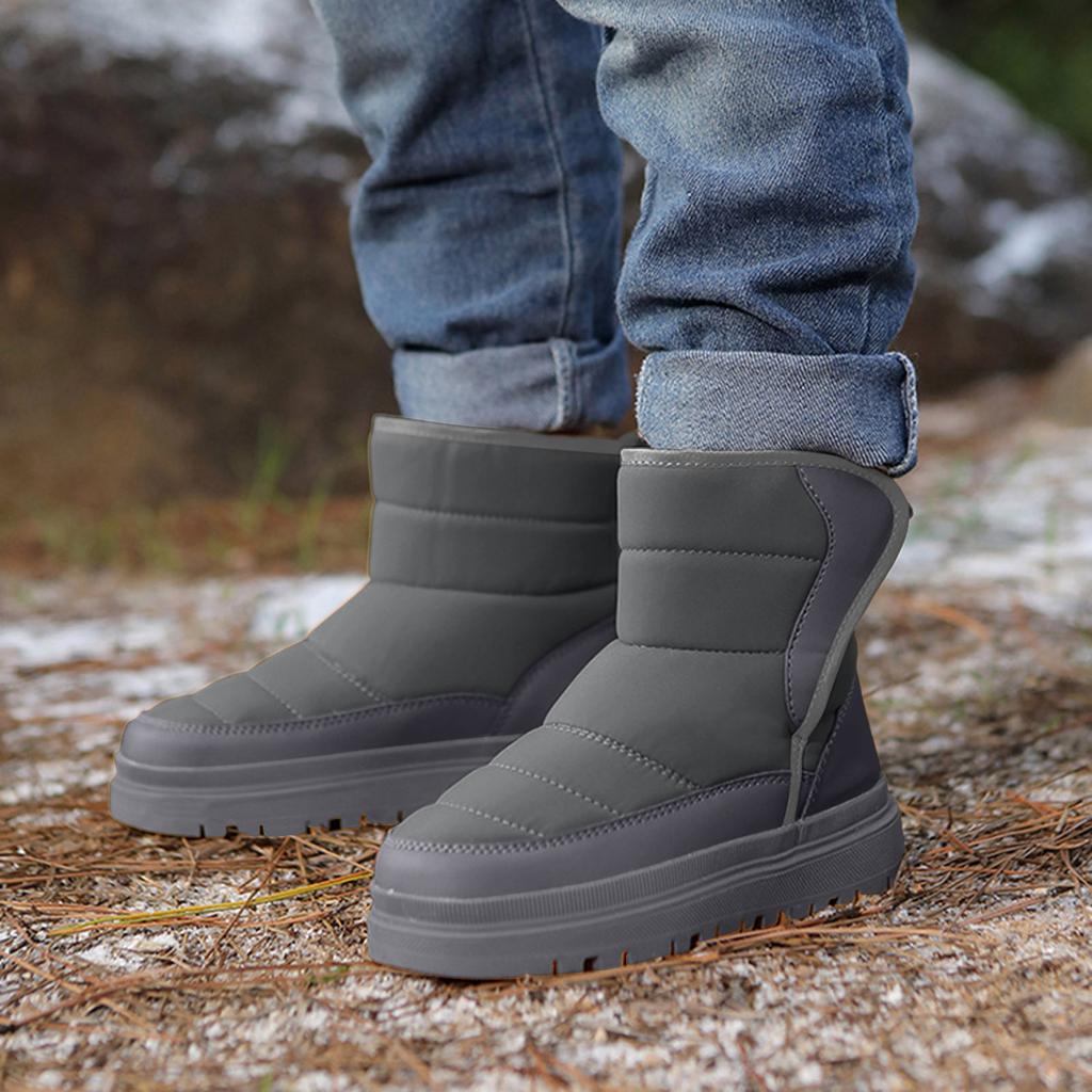 Children's Cotton Shoes Winter Waterproof Snow Boots Warm Wear-Resistant Ankle Boots For Boys And Girls Baby Winter Cotton Shoes
