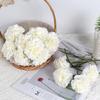 2 Bunches Artificial Carnations Total 12 Heads Silk Faux Flowers for Funeral Arrangements Wedding Bouquets Cemetery Wreaths DIY Crafts
