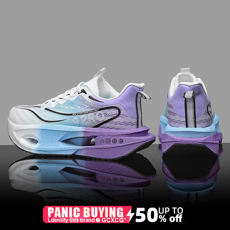 

Кроссовки для бега Carbon Board Speciality Marathon Мужские спортивные дышащие легкие женские удобные спортивные нескользящие кроссовки 35 золотой