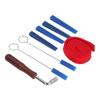 8PCS Set Professional Piano Tuner Kit Universal Piano Tuner Hammer Mute Kit for Students
