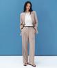 MUSINSA STANDARD WOMAN [Cooltandard] Women'S Semi-Balloon Hidden Banding Slacks [Light Beige]
