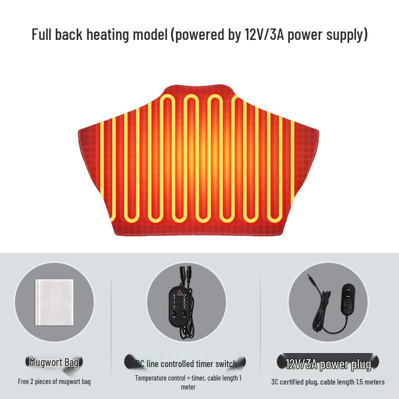 Rechargeable Electric Shoulder Heating Pad for Cervical Relief & Physiotherapy Shawl