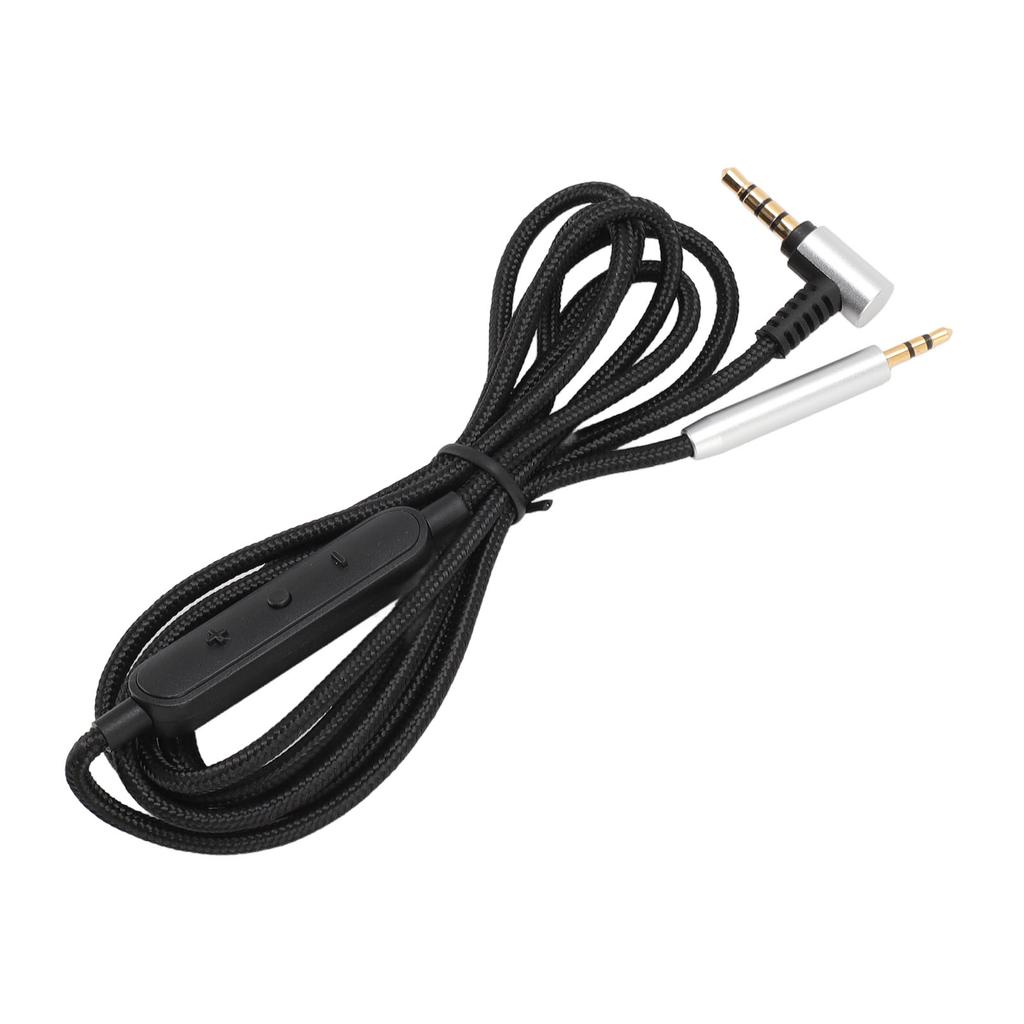2.5mm To 3.5mm Headphone Cable with Inline Mic and Volume Control for QC25 QC35 QC35II QC45 NC700 Y40 Y45 Y50