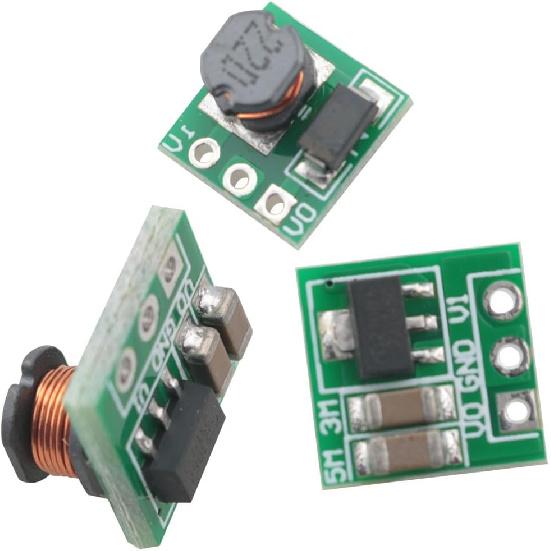 8PCS DC Boost Power Module 0.9-5V to 5V1.5V Boost Converter Board 4.2V to 5V Boost Conversion Power Module Applications Battery Solar Panel Rectifier