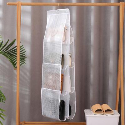Handtaschen-Aufbewahrungstasche, Artefakt-Tasche, staubdichte Abdeckung, Kleiderschrank, transparentes Hängeregal, Haushaltszimmer, Schlafsaal, Taschen-Organizer
