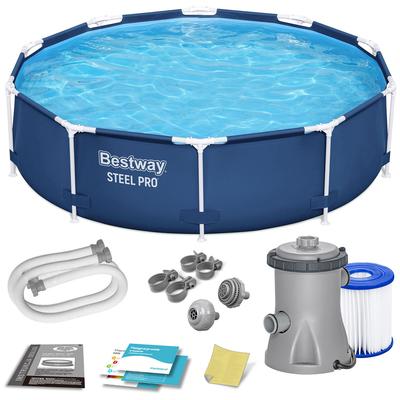 Πισίνα κήπου με σκελετό 305 x 76 εκ. 8-σε-1 Bestway 56679