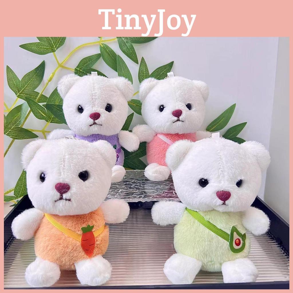 Animal Stuffed Colorful Keychain Adorable Teddy Bear Plush Toy For Kids Collectors And