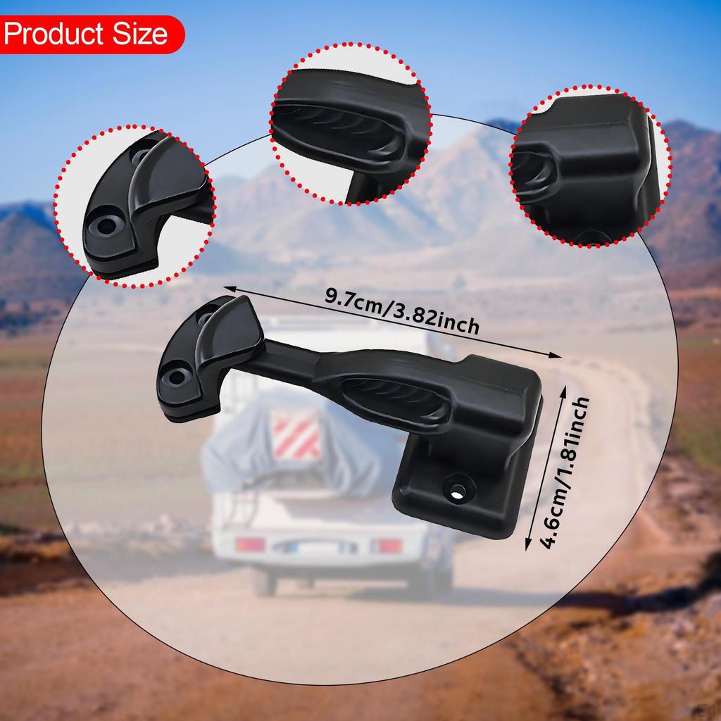 Schranktürriegel für Wohnmobile und Reiseanhänger mit Befestigungsschraube