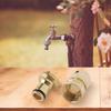 Brass Connector Set As Picture Brass Quick Connect Outdoor Use Solid Brass Construction Versatile Applications