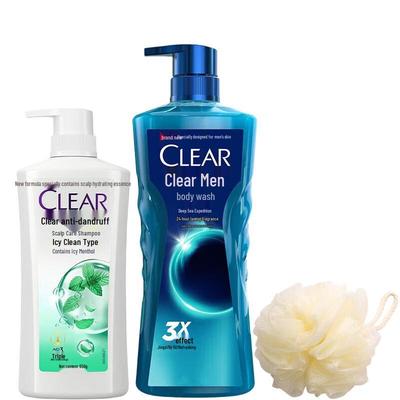 Clear Scalp Anti-Dandruff Shampoo & Shower Gel Refreshing Summer Set