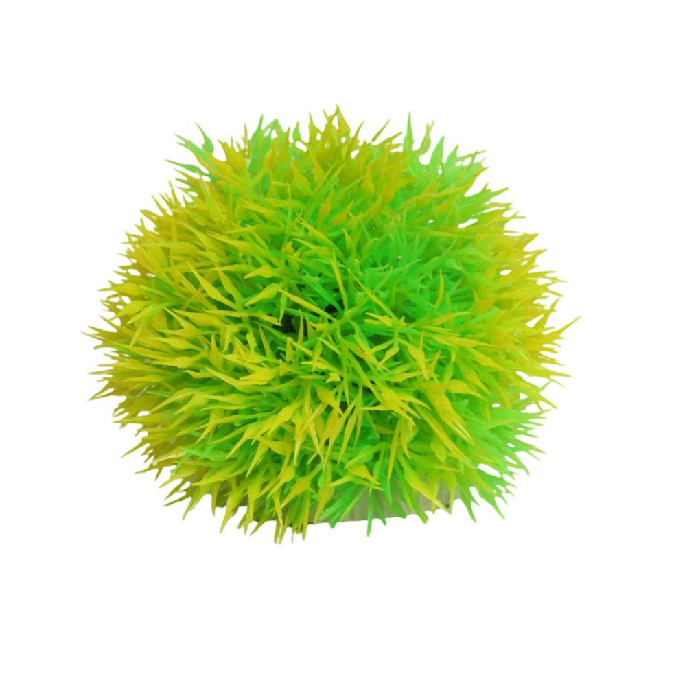 Artificial Aquatic Plant Colorful Pinecone Ball Aquarium Grass Ornament Decorative Ball Terrarium Aquascaping Decor Ornament for Fish Tank