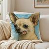CChihuahua Cushion Cover Pillowcase Antidustmite living Room Sofa Decor Cushion Room