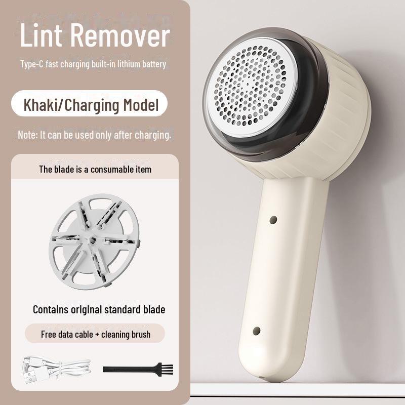 Rechargeable Electric Fabric Shaver with 6-Blade Head