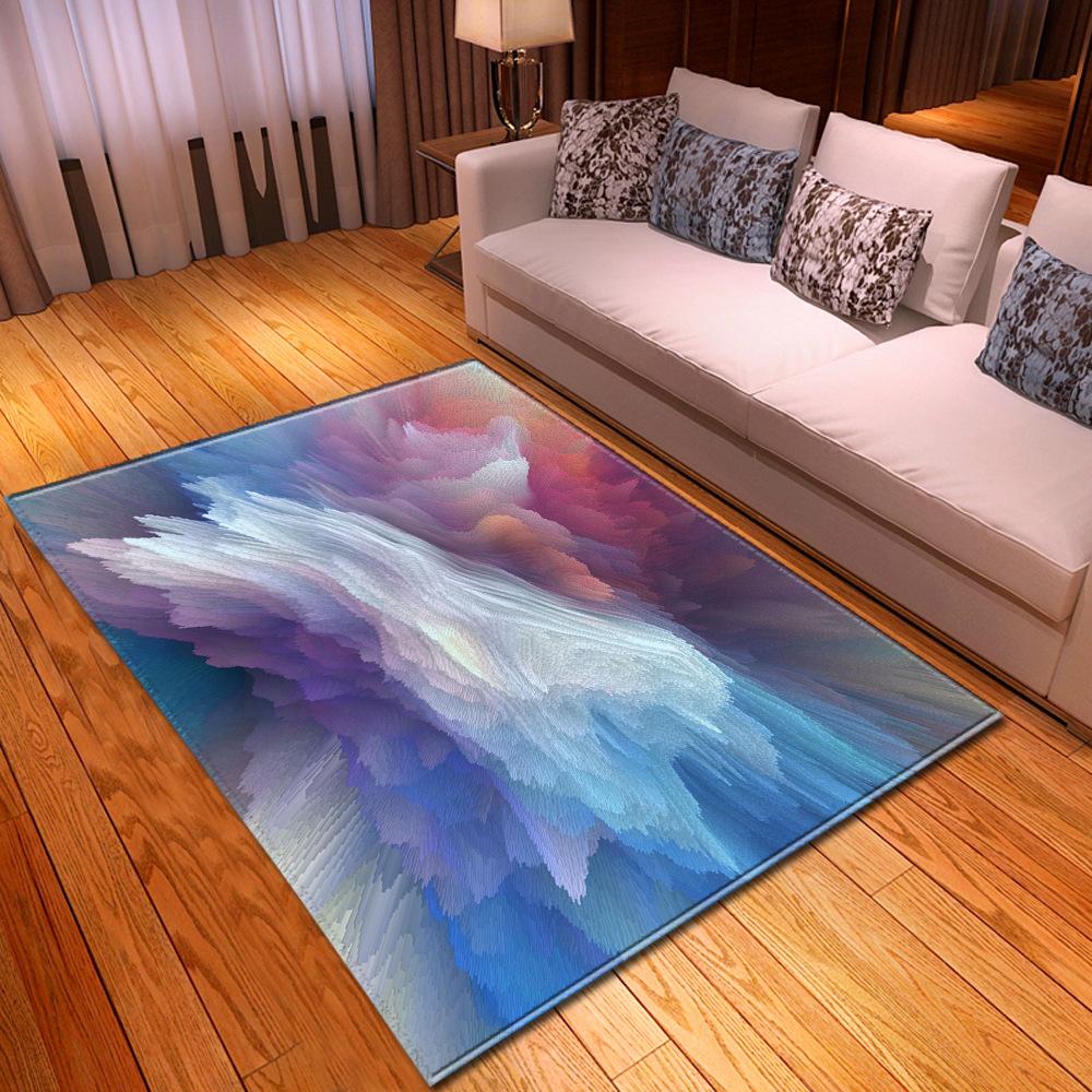 Living Room Carpet Bedroom Floor Mat Pattern Flexible Day