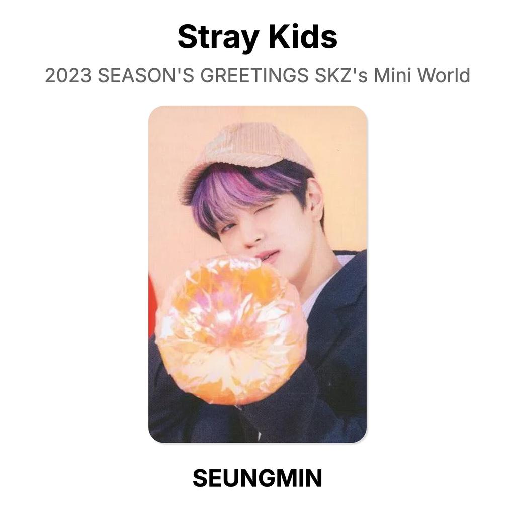 Stray Kids 2023 SEASON'S GREETINGS SKZ's Mini World Official Photocard