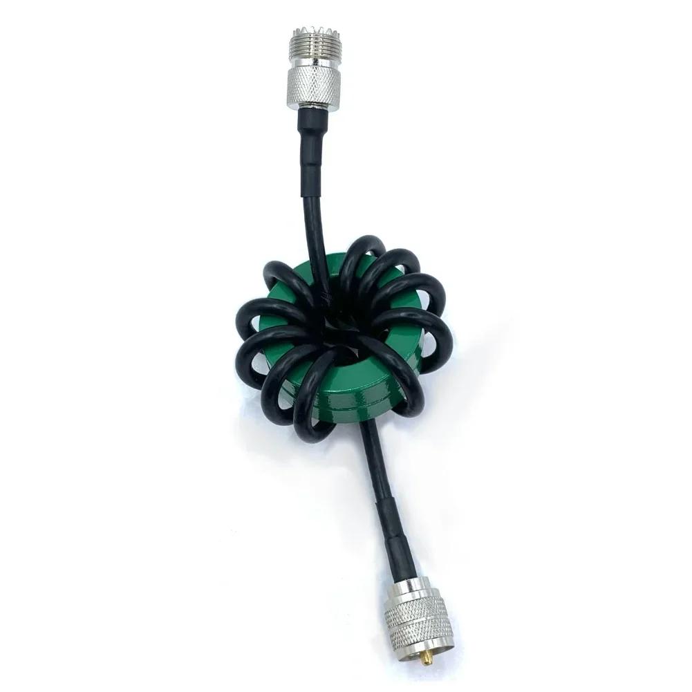 1 EM-25 EM-43 1.8-30MHz Shortwave Choke Magnetic Toroid For High-Frequency Shortwave Radio Signal Receiver Accessories