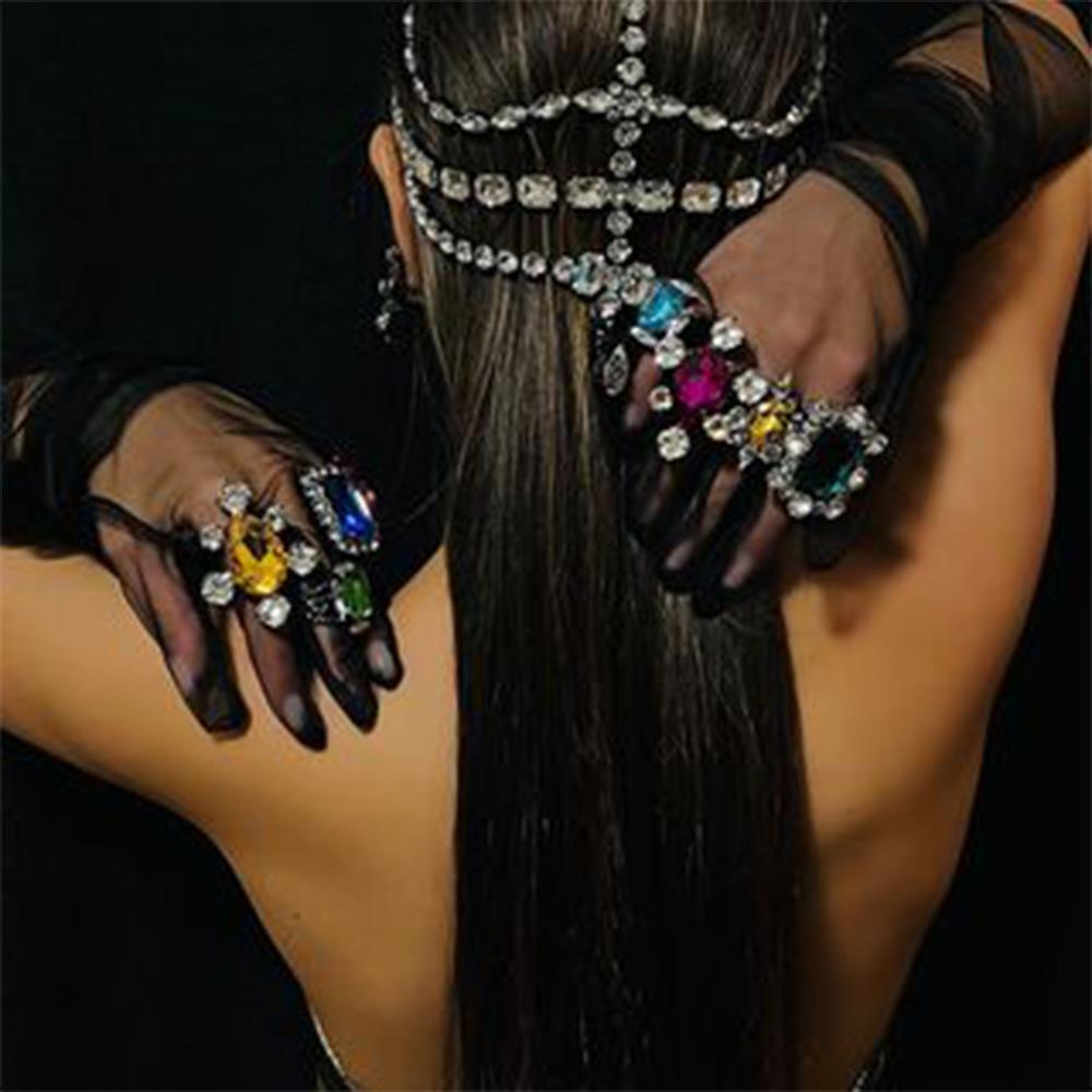 

StoneFans Горный хрусталь Кулон Шляпа для женщин Роскошный хрустальный дизайнер Лоб Flapper Аксессуары для невесты Свадебные украшения Для волос Вечеринка